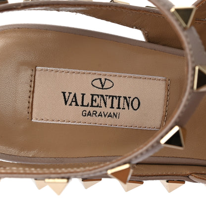 Valentino Garavani Nappa Rockstud Ankle Strap 100mm Pumps 36.5 Light Ivory Poudre 7 of 8