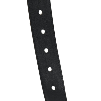 Saint Laurent Suede Monogram Square Buckle Belt 85 34 Tan Bronze 5 of 5
