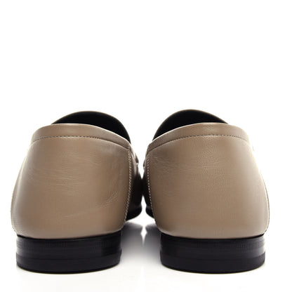 Gucci Lambskin Womens Brixton Horsebit Loafers 39 Mud 7 of 11