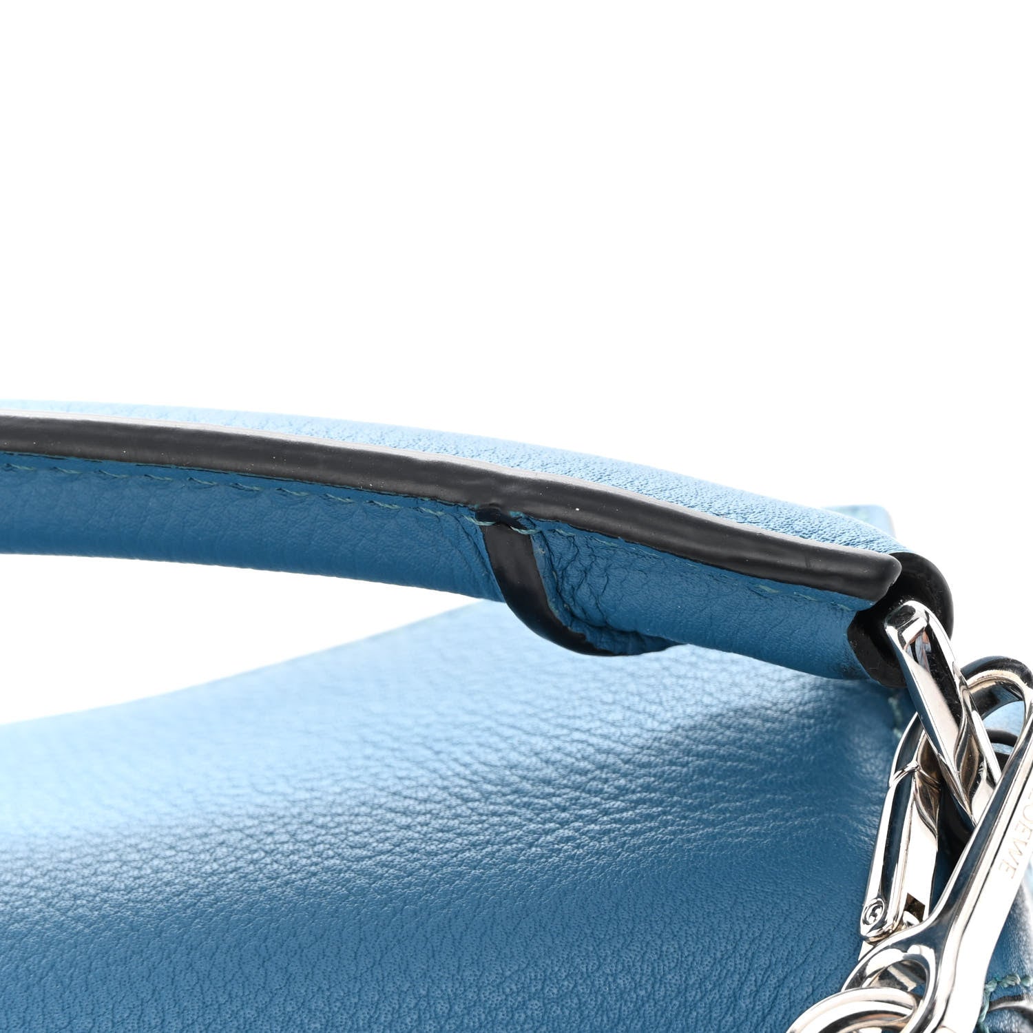 Loewe Calfskin Mini Puzzle Bag Dark Lagoon Black 12 of 12