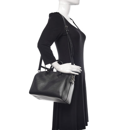 Louis Vuitton Epi Speedy Bandouliere 25 Black 2 of 9
