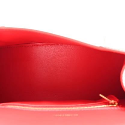 Balenciaga Shiny Box Calfskin Small Hourglass Top Handle Bag Bright Red 5 of 10