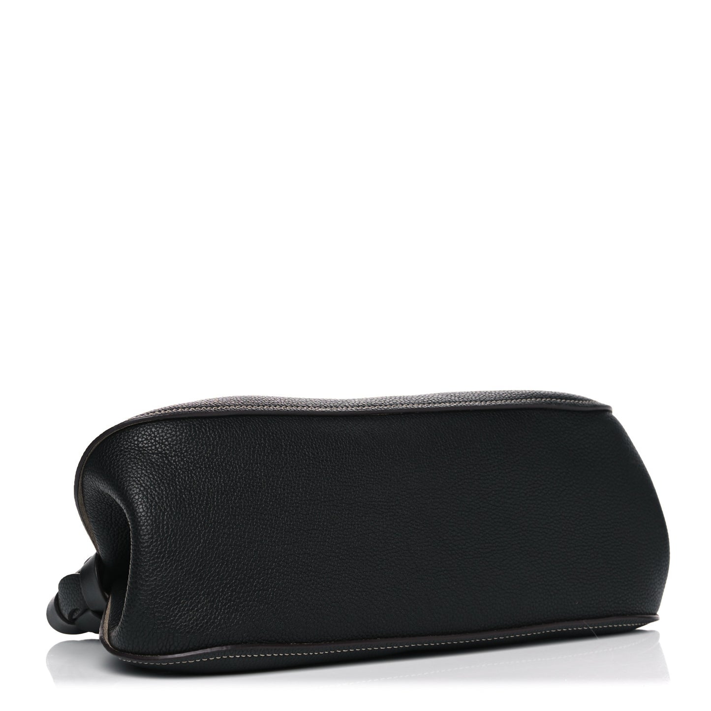 Grained Calfskin Darryl Clutch Black