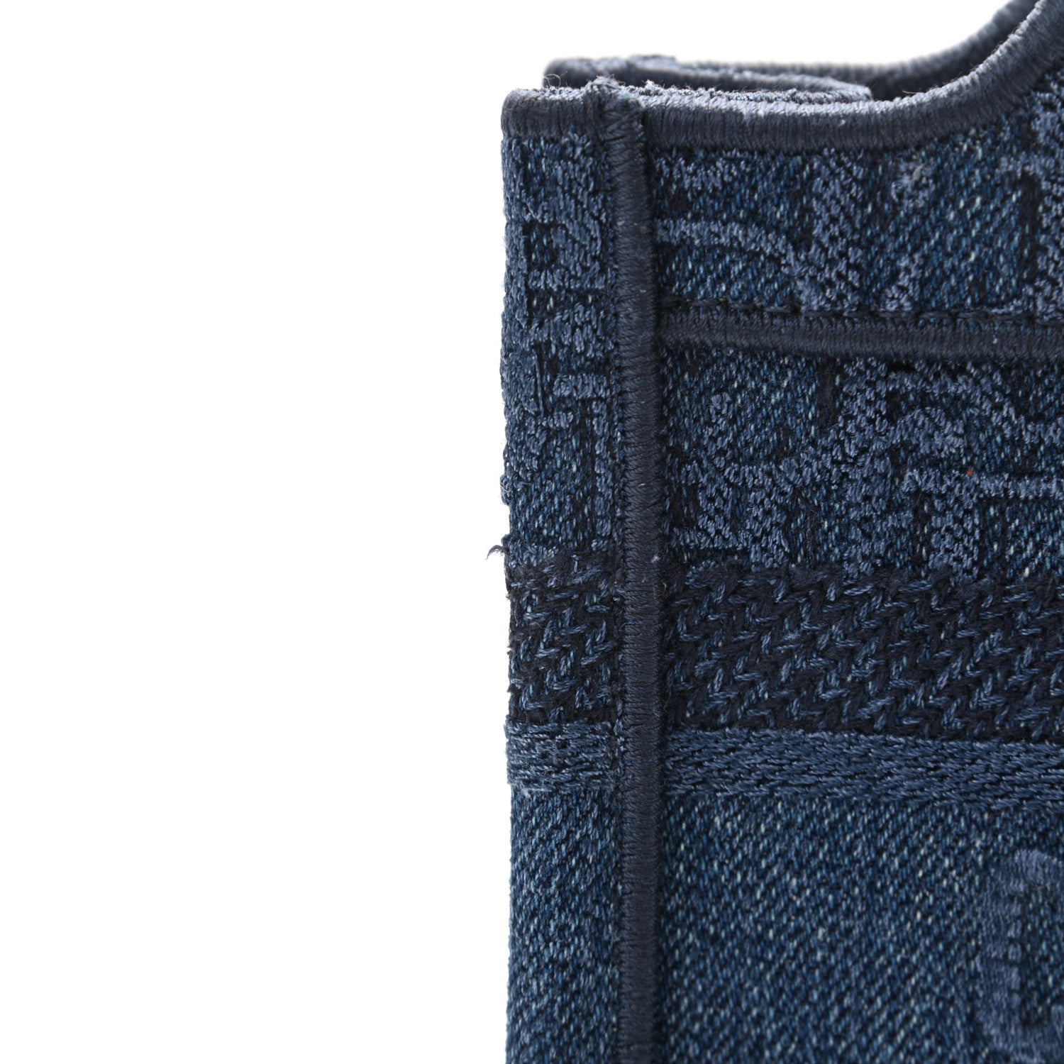 Christian Dior Oblique Denim Mini Book Tote Blue 11 of 13