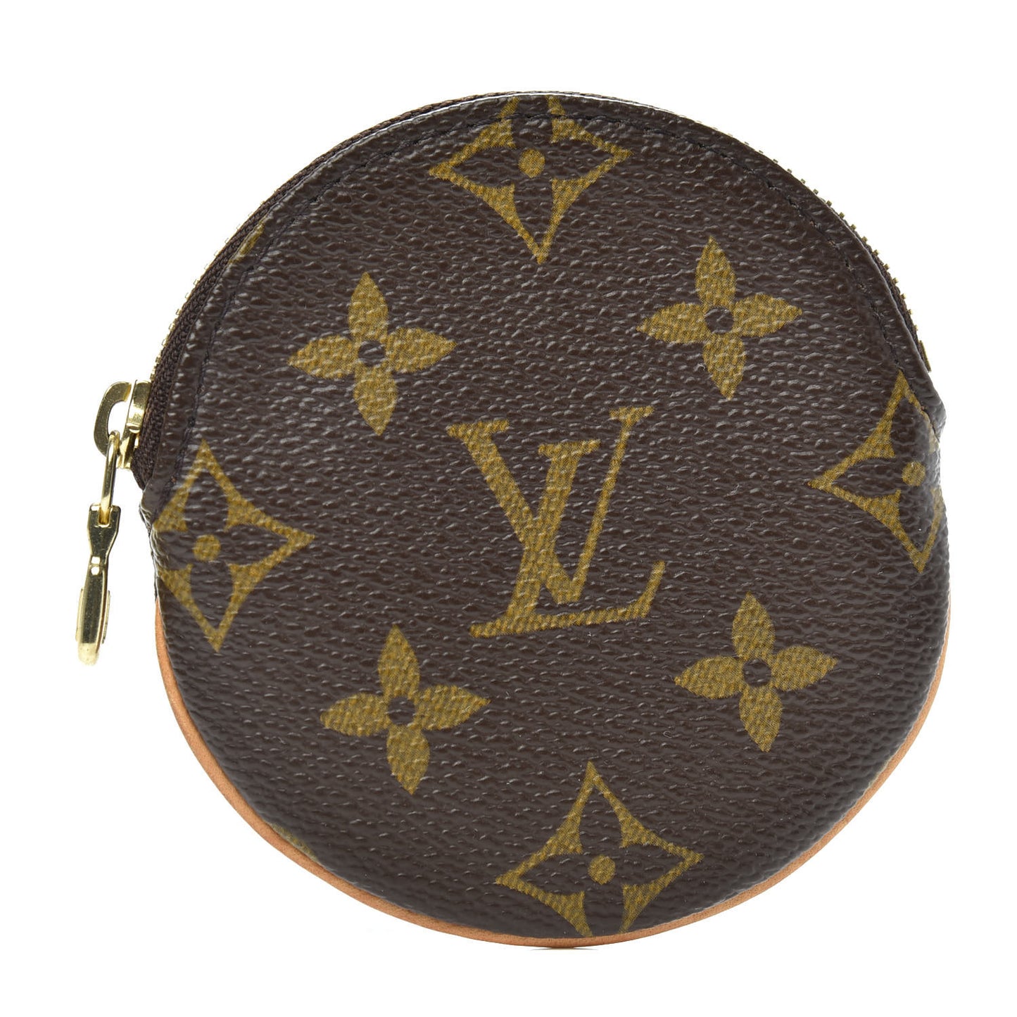 Monogram Round Coin Purse