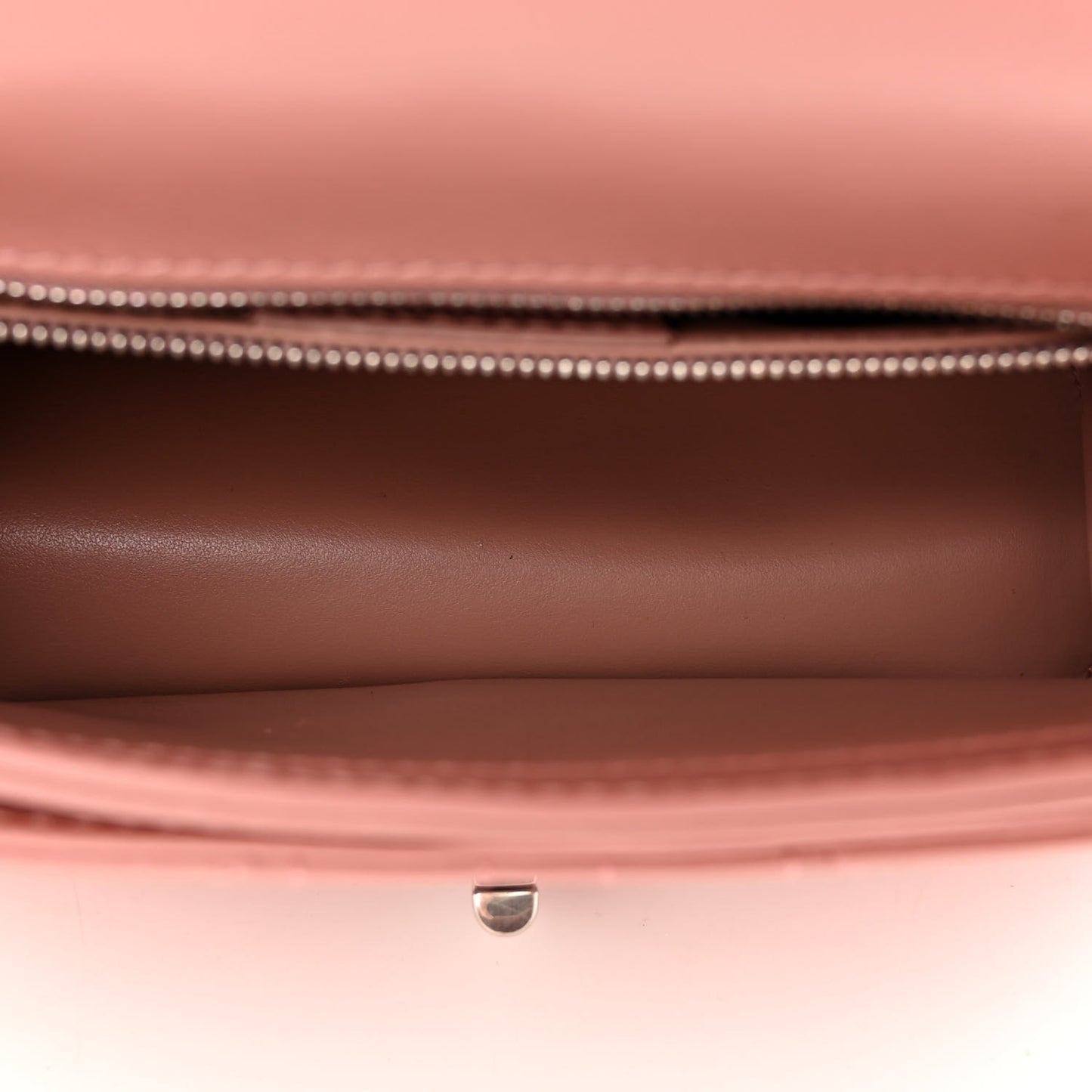 Calfskin Quilted Gancini Flap Bag Antique Rose
