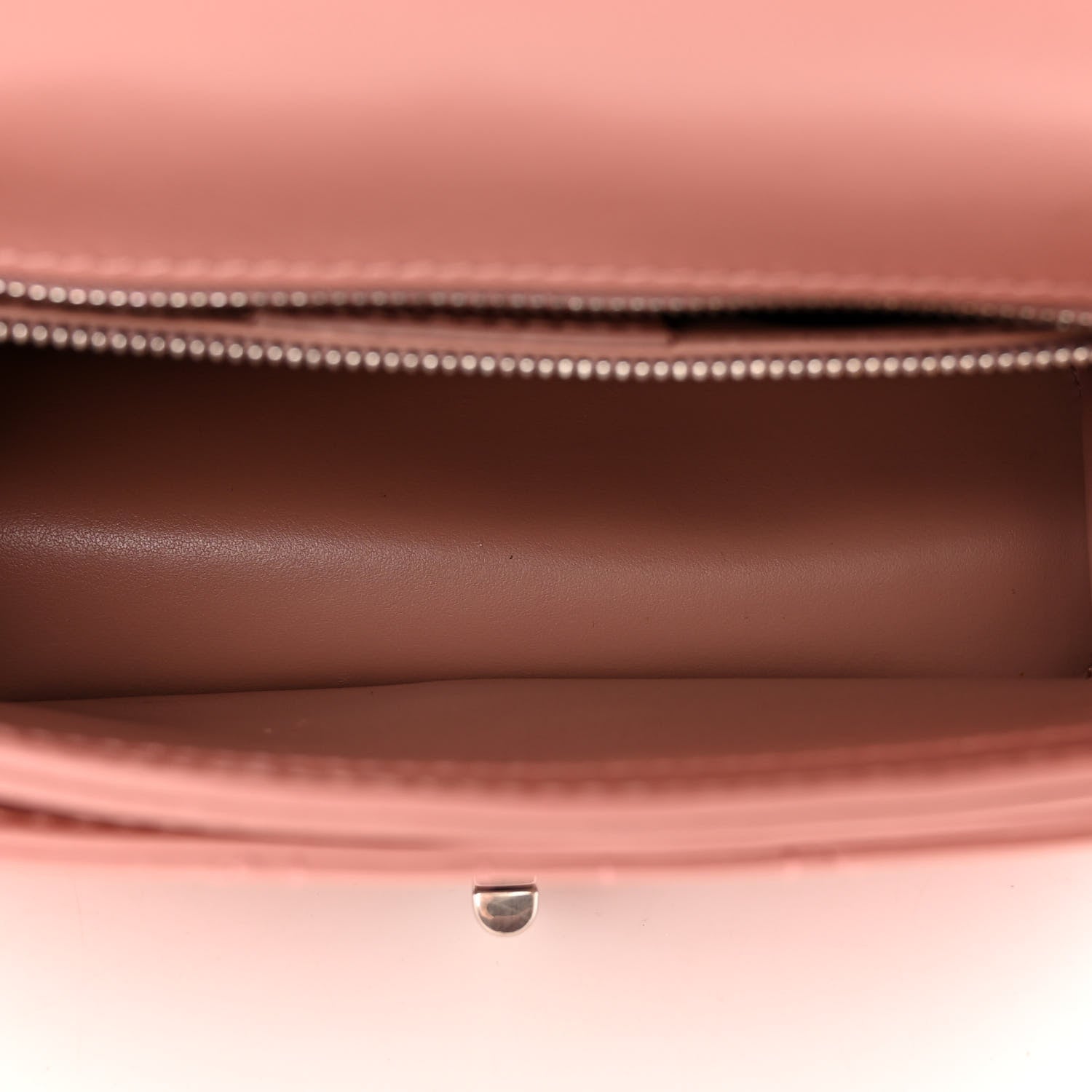 Salvatore Ferragamo Calfskin Quilted Gancini Flap Bag Antique Rose 5 of 9