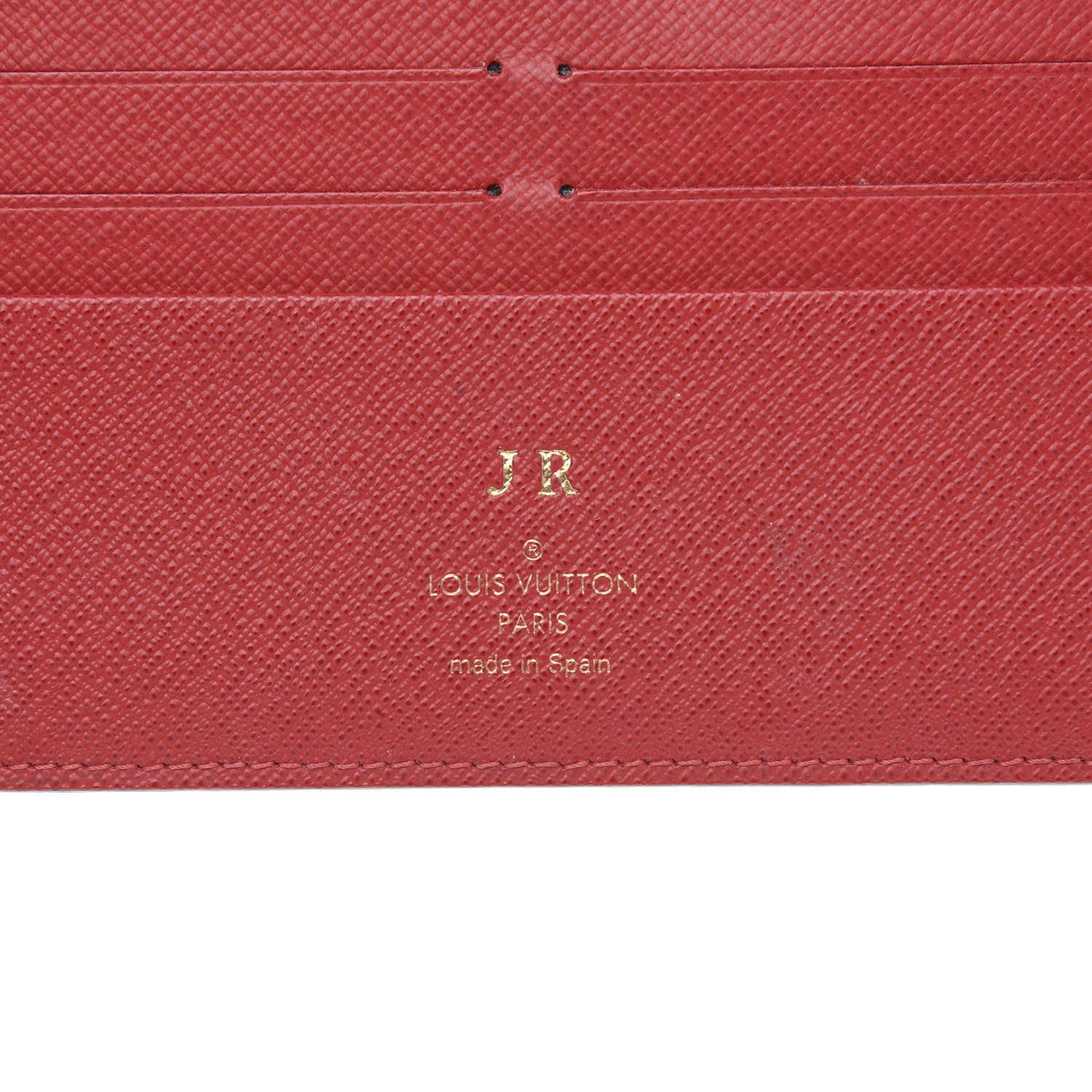 Louis Vuitton Damier Ebene Insolite Wallet Rouge 6 of 10