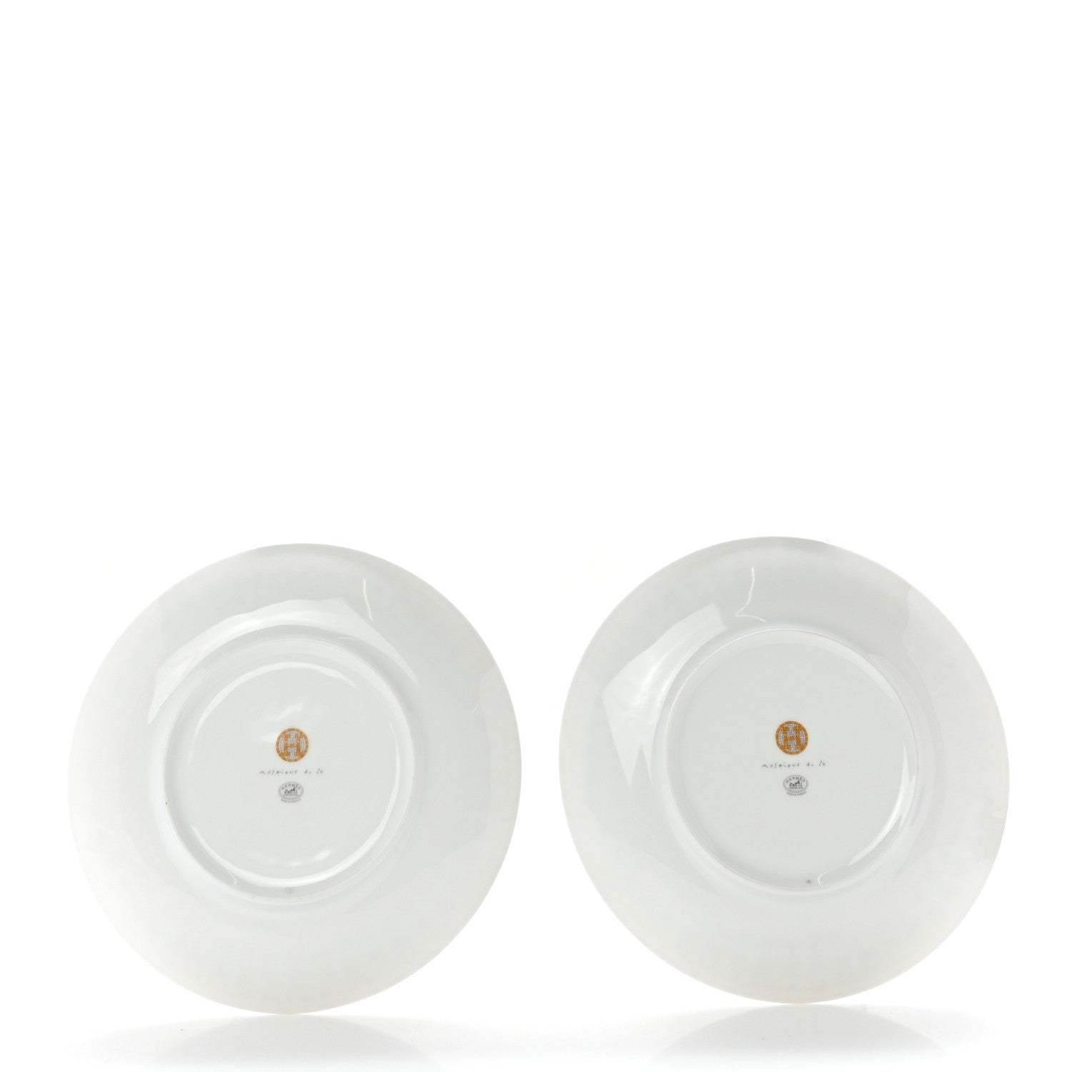 Hermes Porcelain Mosaique au 24 Dessert Plate Set of 2 2 of 7