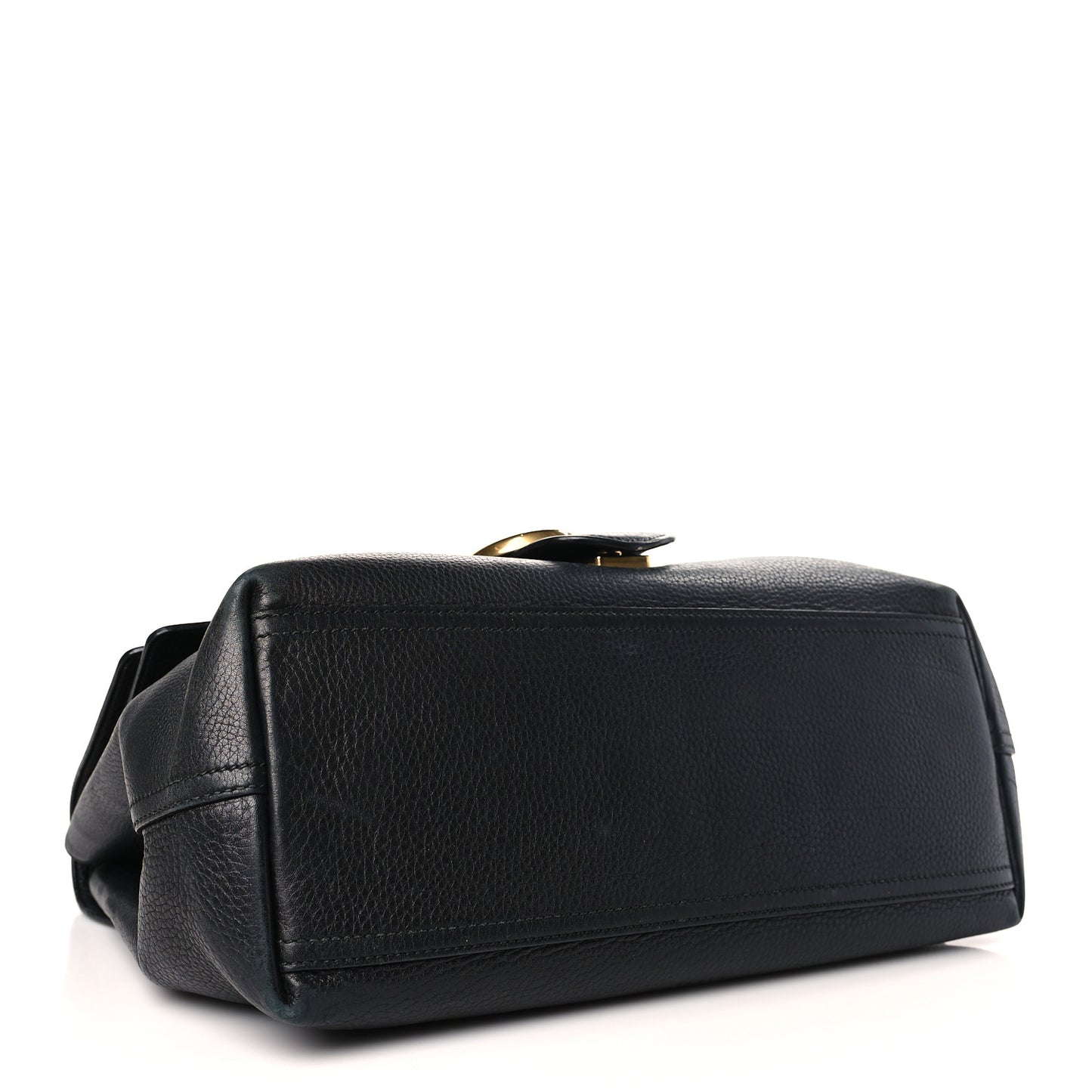 Calfskin Large GG Marmont Shoulder Bag Black