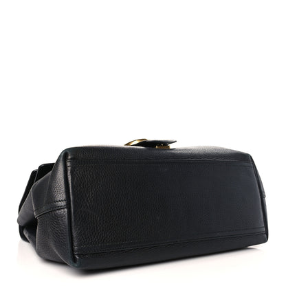 Gucci Calfskin Large GG Marmont Shoulder Bag Black 4 of 12