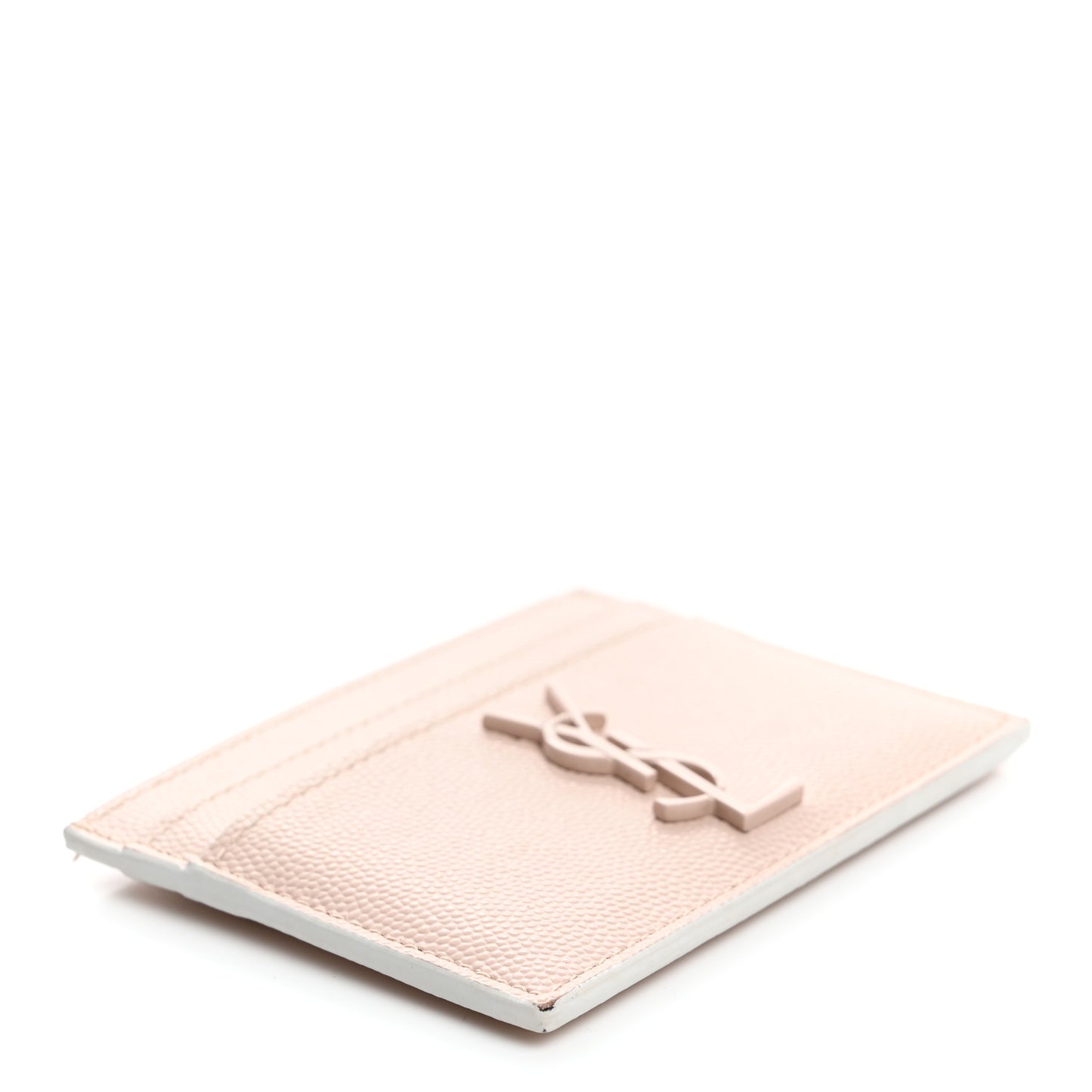 Grain De Poudre Monogram Credit Card Case Rose