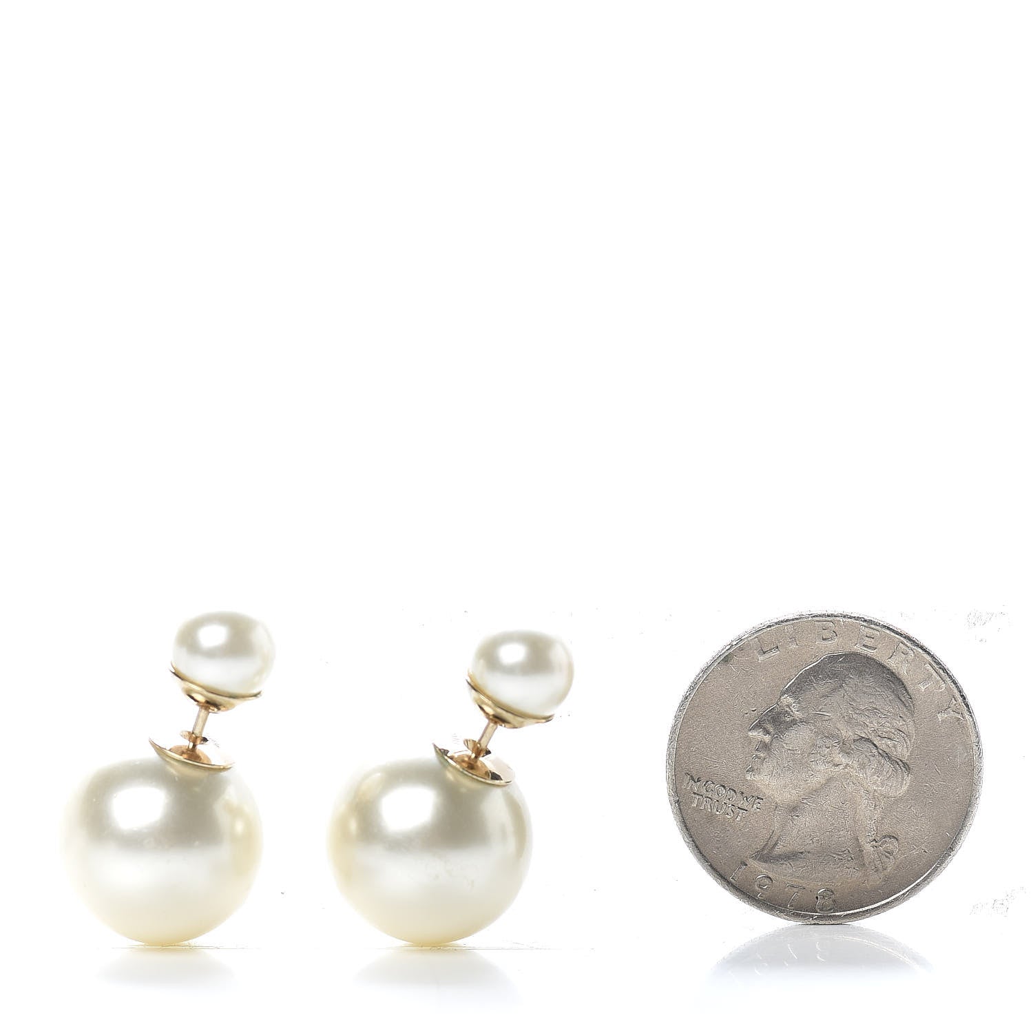 Christian Dior Pearl Mise En Dior Tribal Earrings 2 of 3