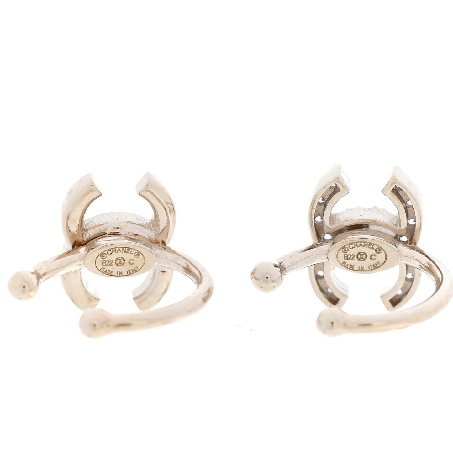 Metal Strass Lip Ring Set Gold