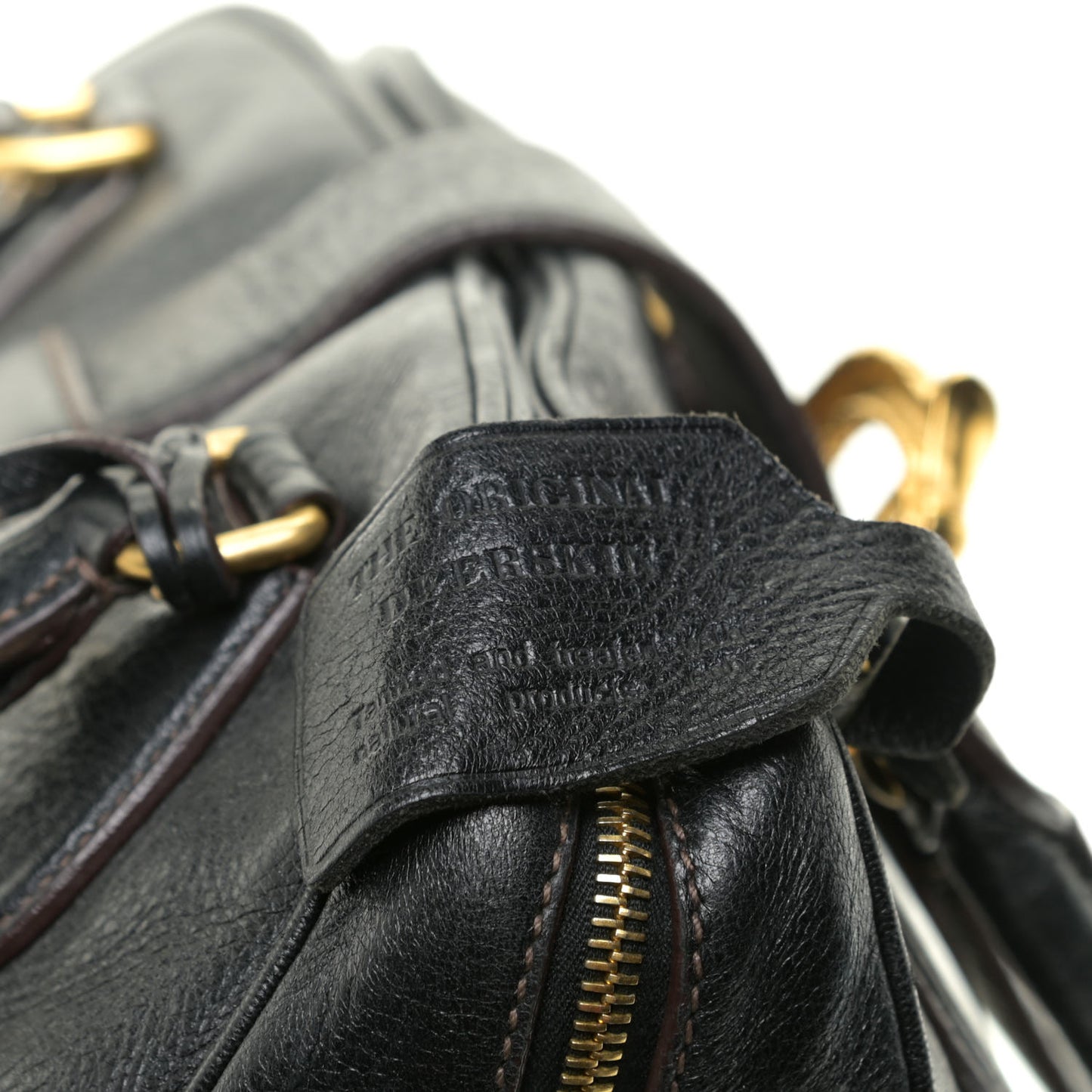 Cervo Large Animalier Satchel Black