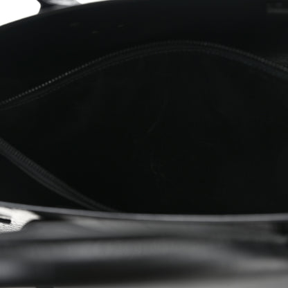 Saint Laurent Calfskin Crocodile Embossed Large Sac De Jour Carryall Black 12 of 12