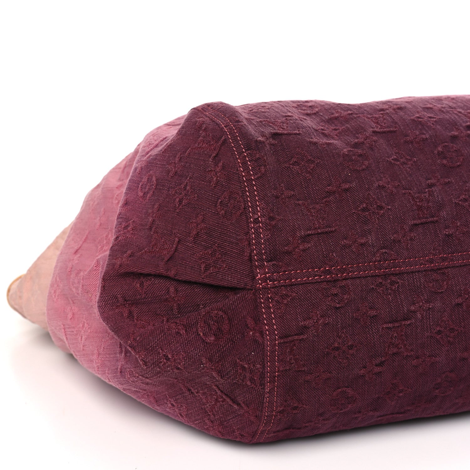 Louis Vuitton Denim Quilted Monogram Sunbeam Rouge Fauviste 7 of 9