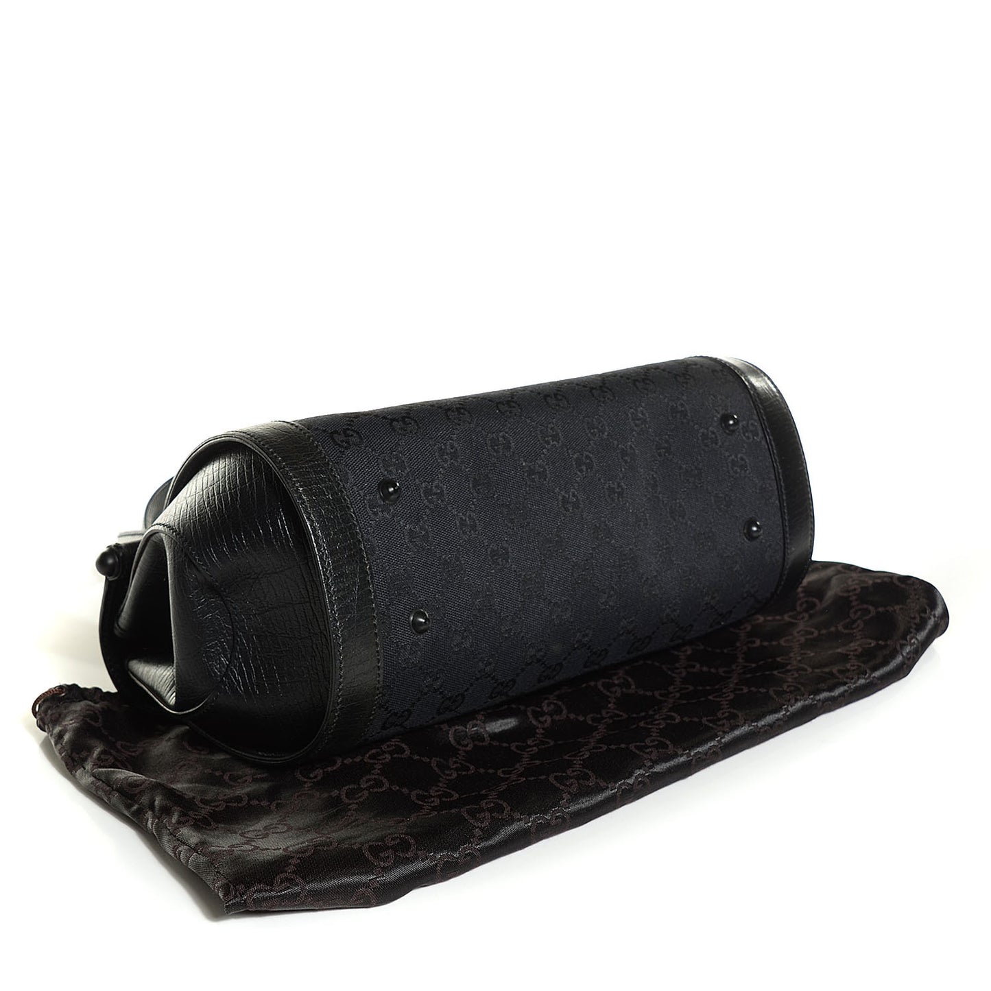 Leather Bamboo Bullet Black