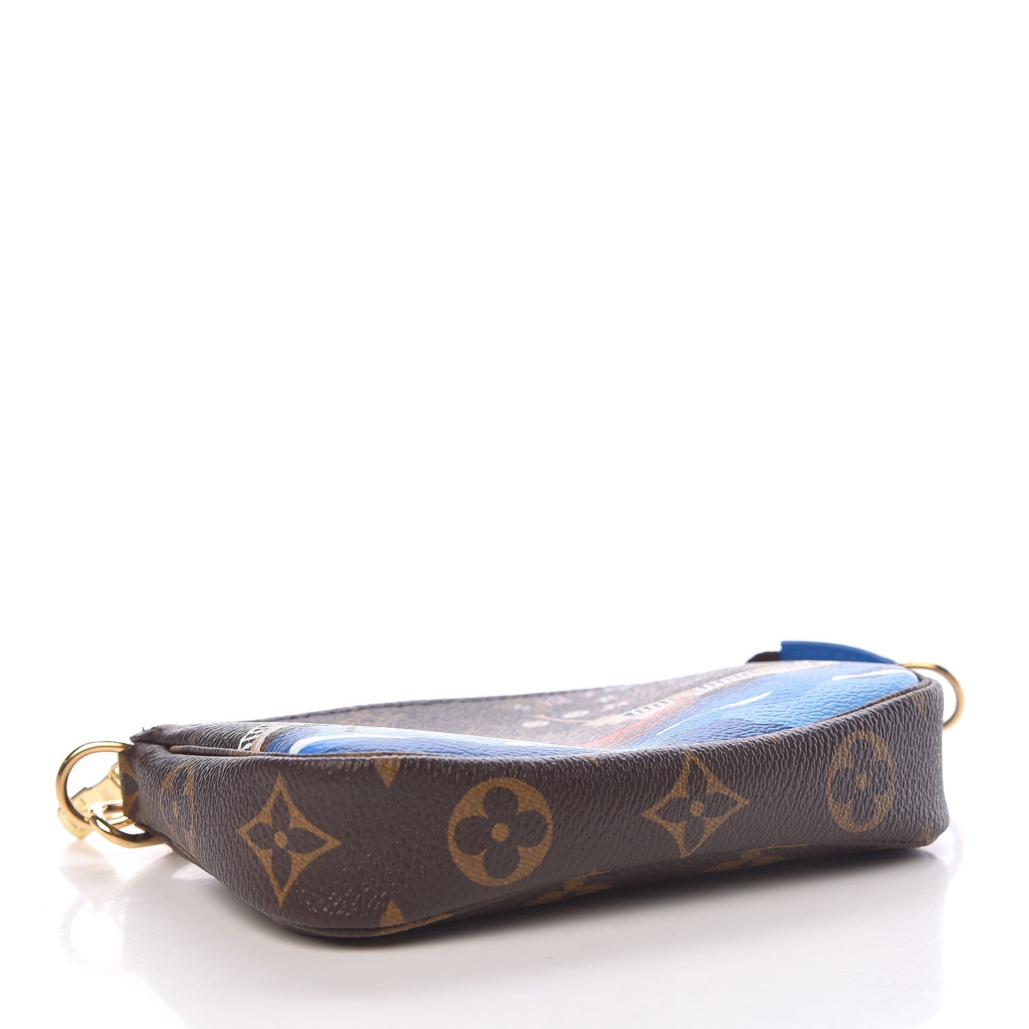 Louis Vuitton Monogram 2019 Christmas Animation Mini Venice Pochette Accessories Blue 4 of 8