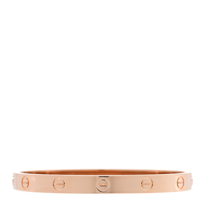 Cartier 18K Pink Gold LOVE Bracelet 17 1 of 7