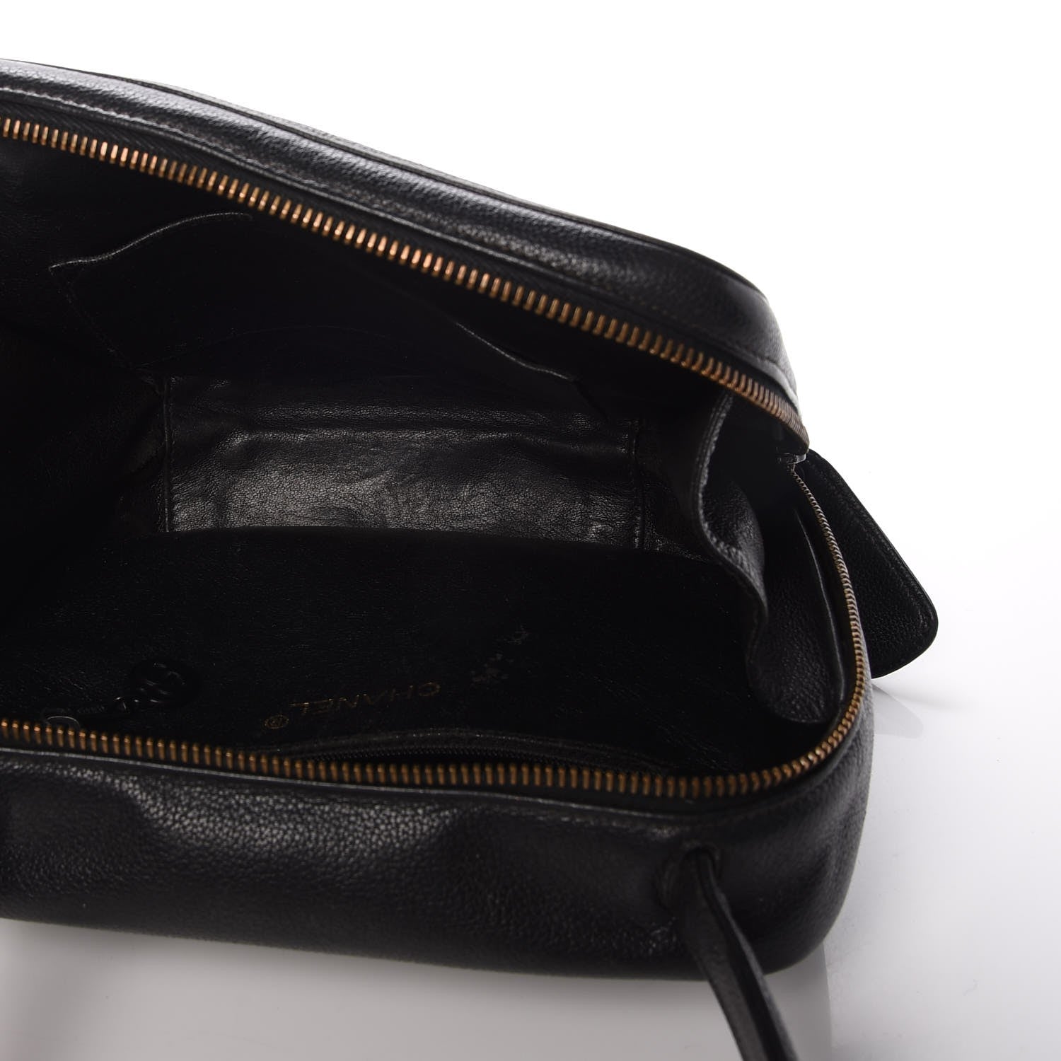 Chanel Calfskin CC Top Handle Bag Black 5 of 15