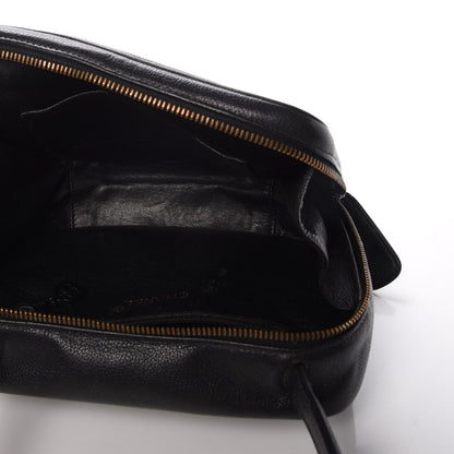 Chanel Calfskin CC Top Handle Bag Black 5 of 15