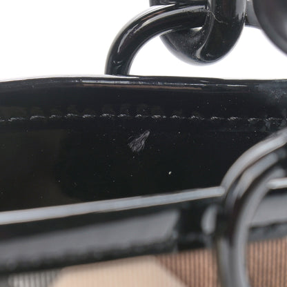 Burberry Nova Check Large Chain Tote Black 9 of 11