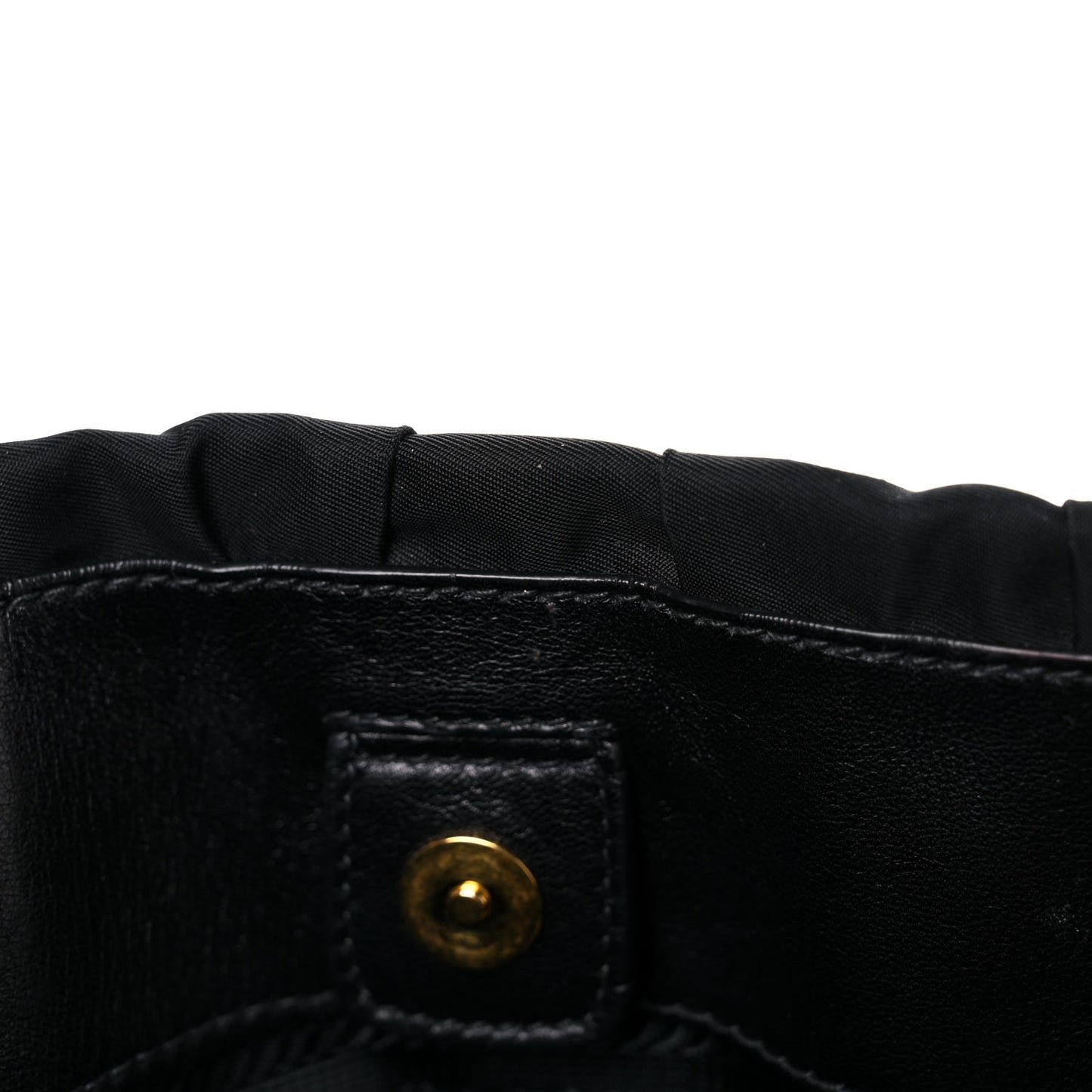 Tessuto Nylon Nappa Gaufre Shopping Satchel Black