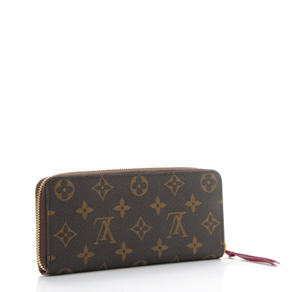 Louis Vuitton Monogram Clemence Wallet Fuchsia 3 of 8