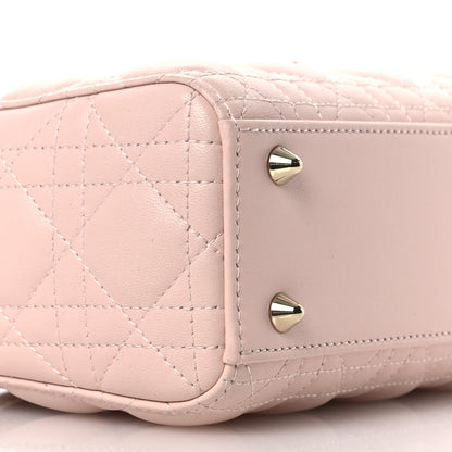 Christian Dior Lambskin Cannage Small My ABCDior Lady Dior Light Pink 9 of 16
