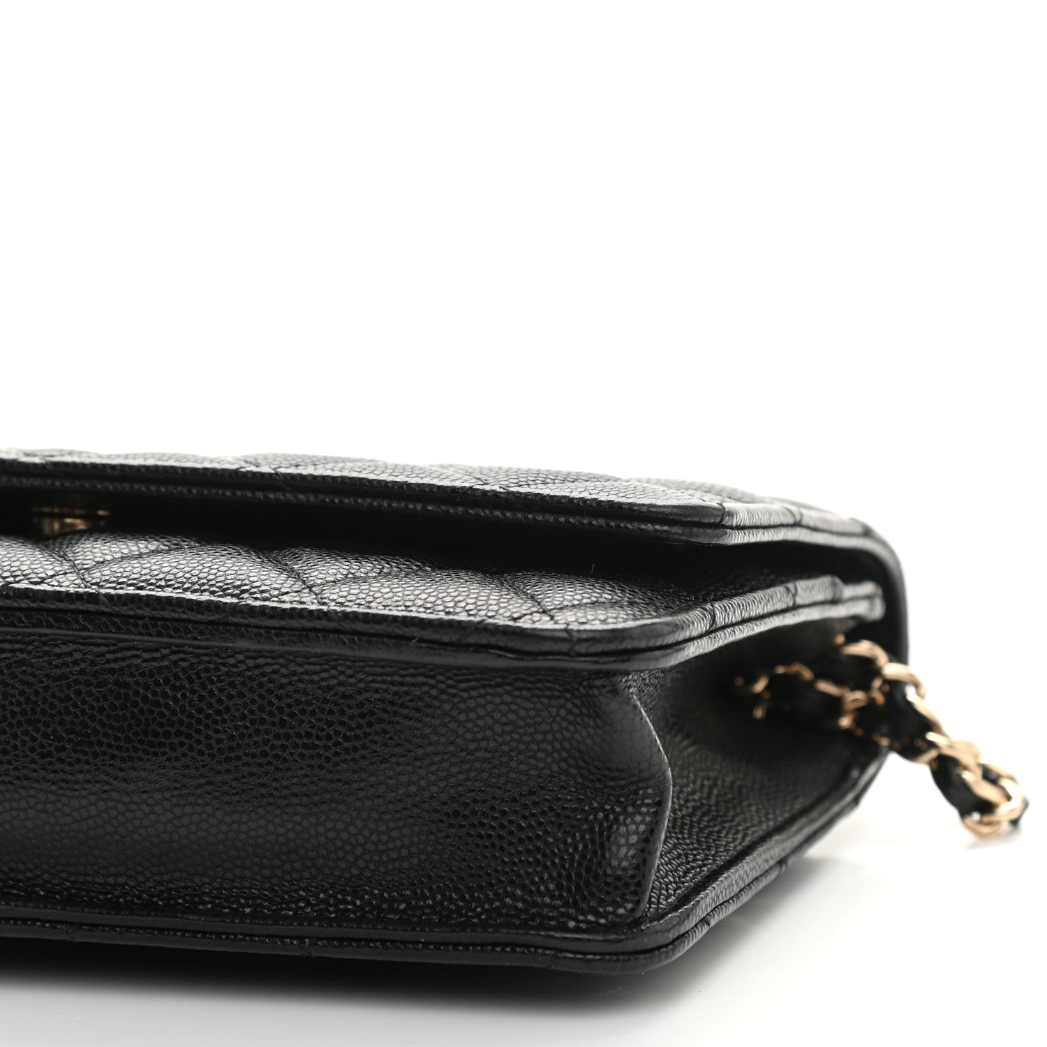 Chanel Caviar Quilted Wallet On Chain WOC Black 9 of 12