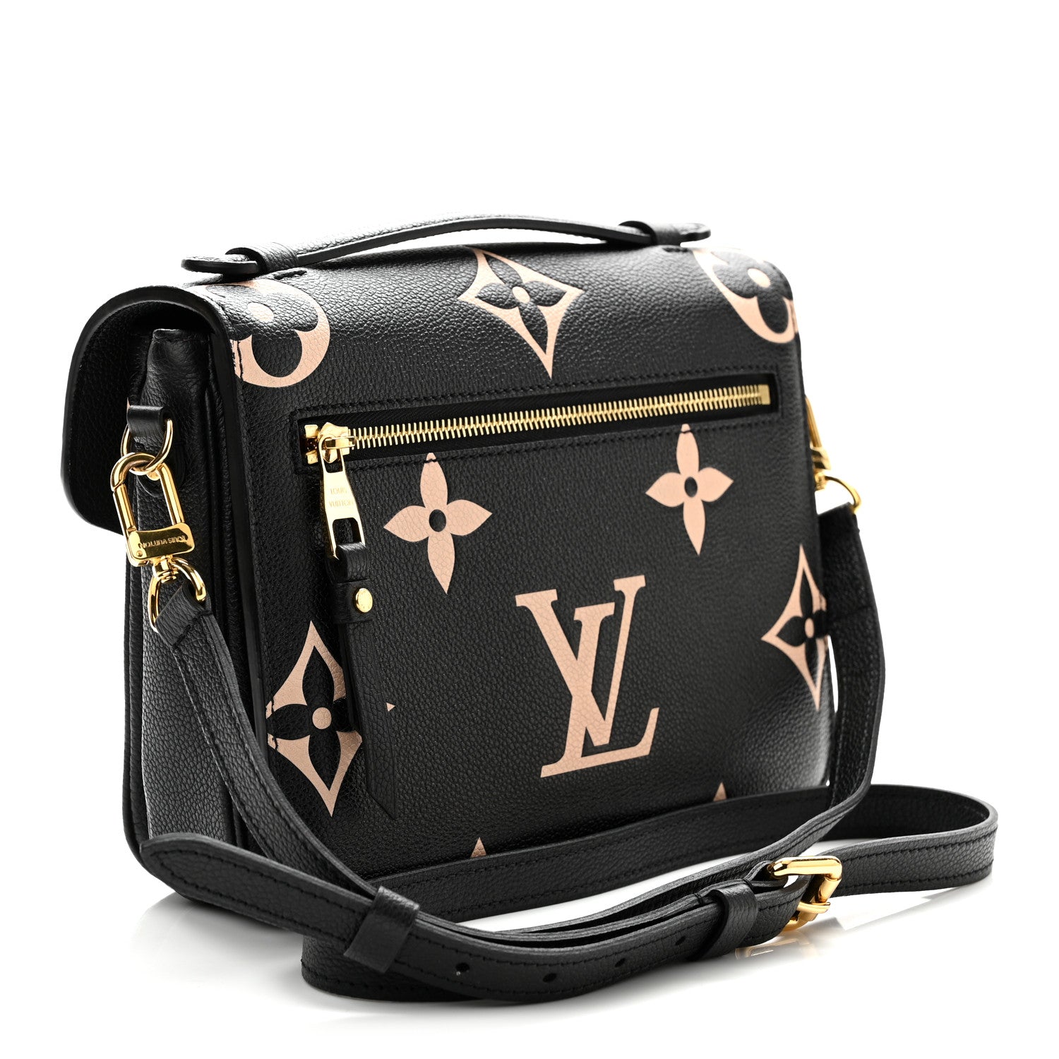 Louis Vuitton Empreinte Monogram Giant Pochette Metis Black Beige 3 of 9