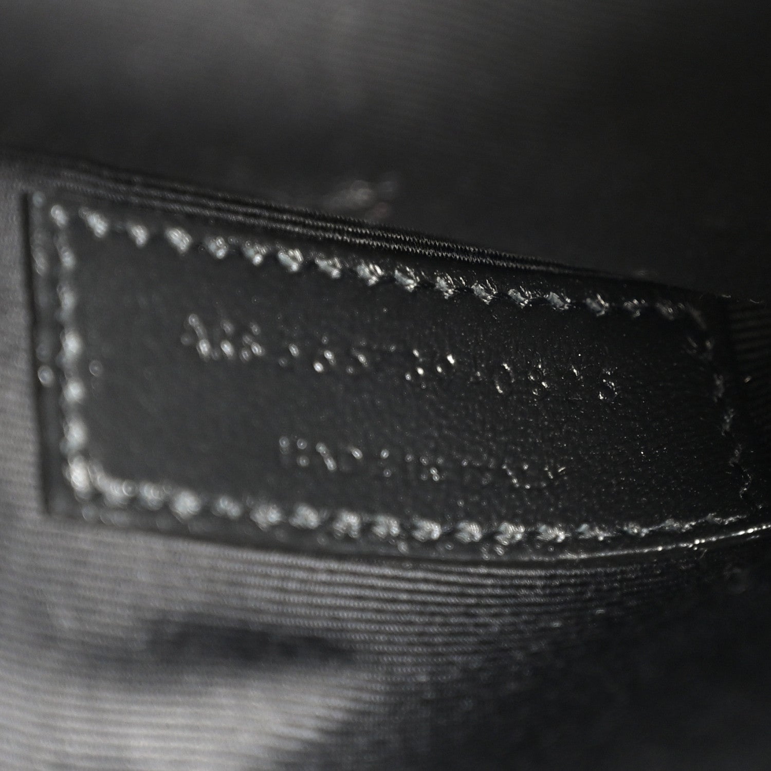 Saint Laurent Patent Calfskin Monogram Uptown Clutch Black 7 of 8