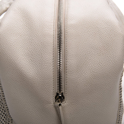 Chanel Caviar Perforated Bowler White 13 of 16