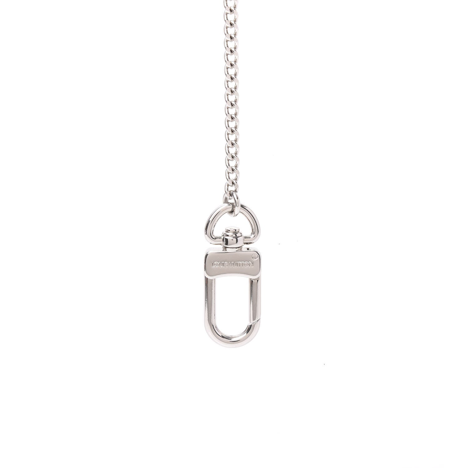 Louis Vuitton Pochette Extender Key Ring Chain Silver 3 of 4