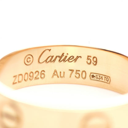 Cartier 18K Yellow Gold 5.5mm LOVE Ring 59 8.75 4 of 5