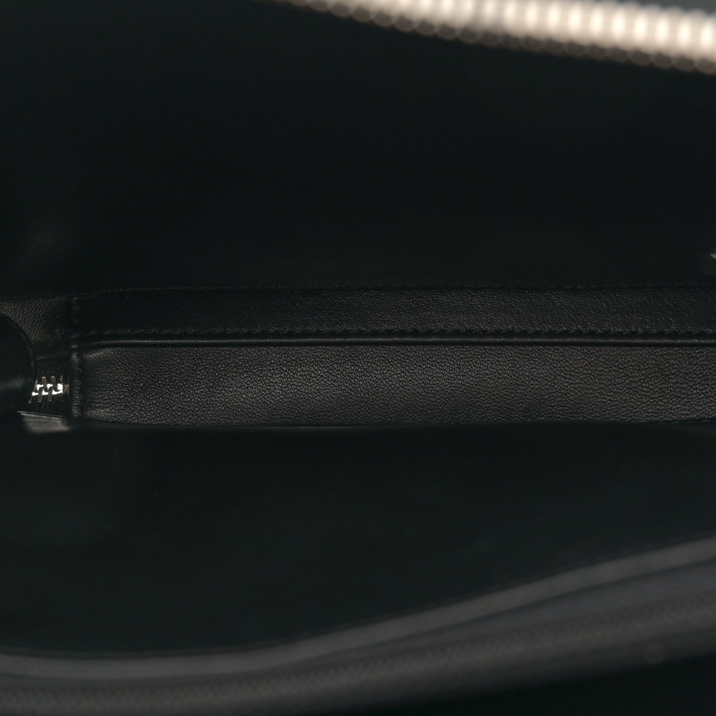 Lambskin Quilted Medium CC Filigree Vanity Case Black