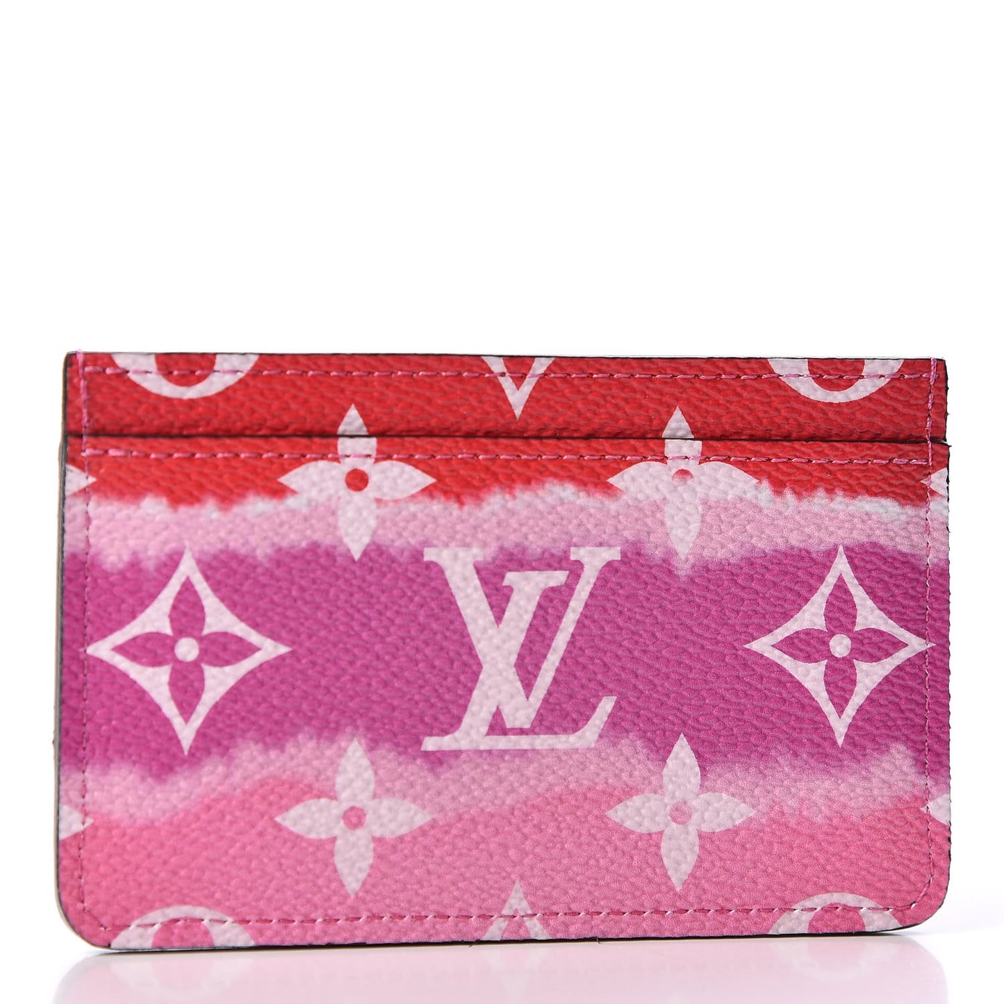 Monogram Escale Card Holder Rouge