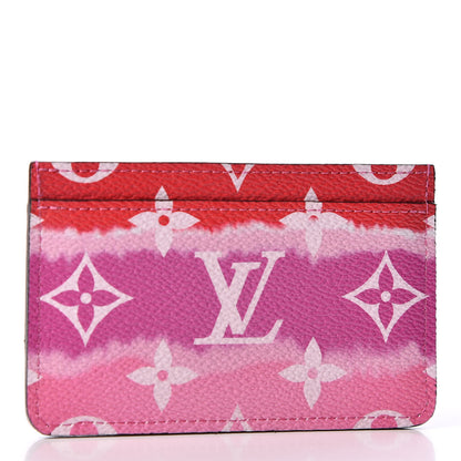 Louis Vuitton Monogram Escale Card Holder Rouge 2 of 8