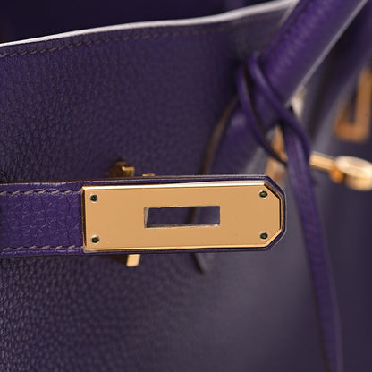 Hermes Togo Birkin 35 Iris 15 of 32