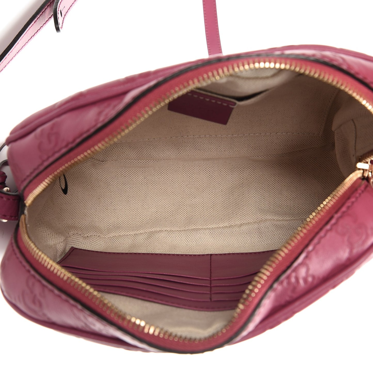 Guccissima Signature Mini Bree Messenger Bag Peonia Flower