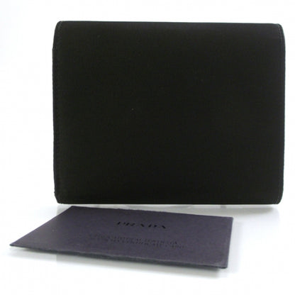 Prada Nylon Bi-Fold Wallet Black 2 of 8