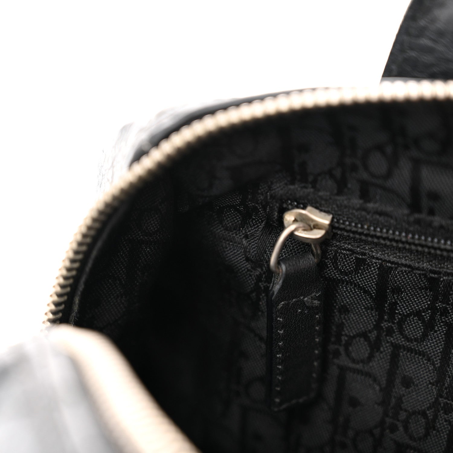 Christian Dior Deerskin Cannage Stitched Boston Black 11 of 14