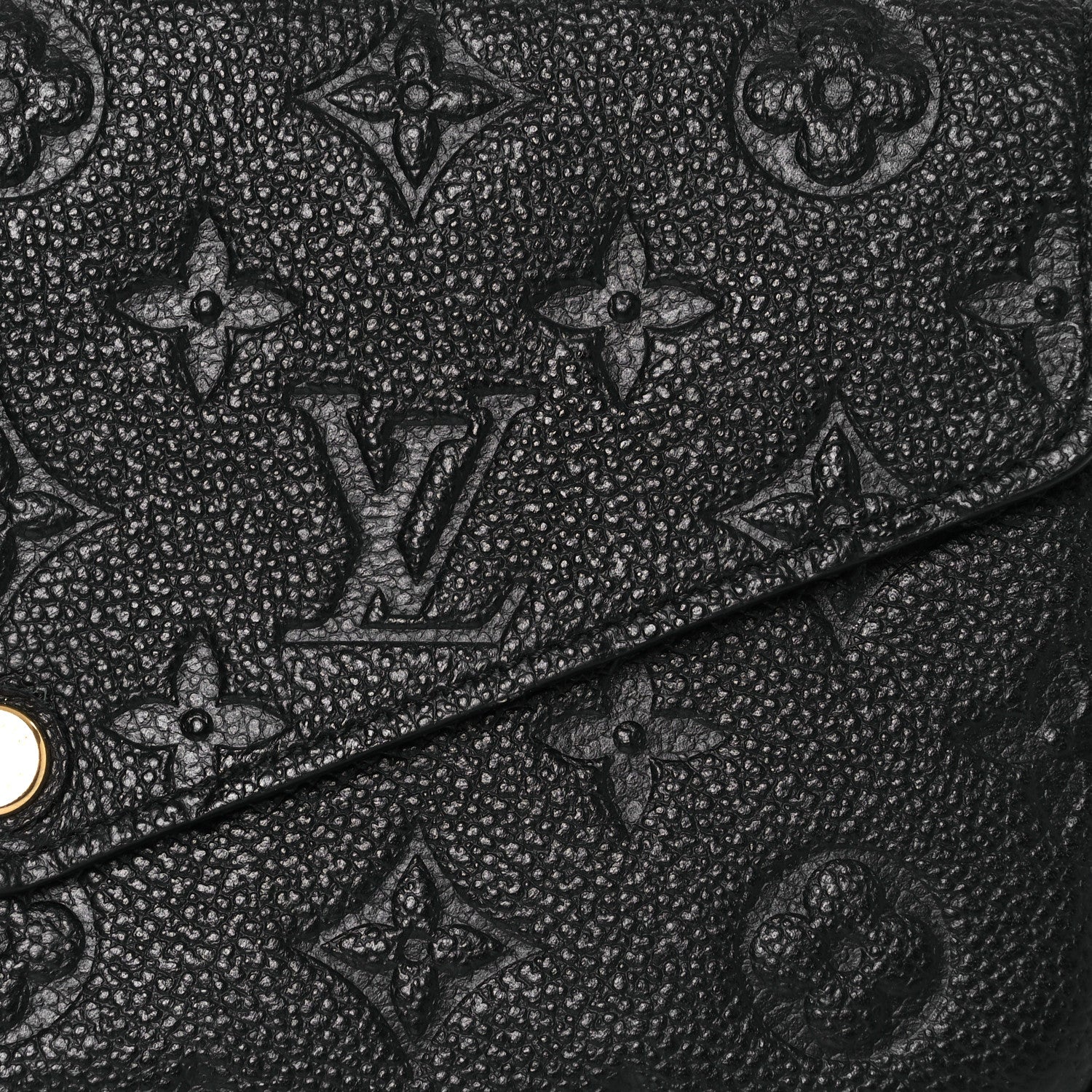 Louis Vuitton Empreinte Pochette Felicie Chain Wallet Black 6 of 19