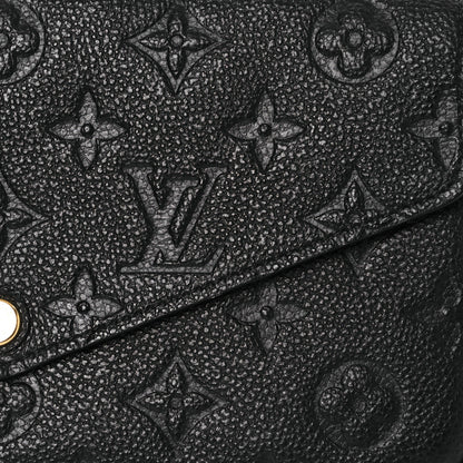 Louis Vuitton Empreinte Pochette Felicie Chain Wallet Black 6 of 19