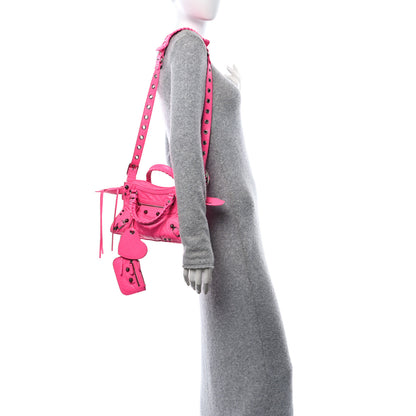 Balenciaga Agneau Arena Neo Cagole Handbag XS Fluo Pink 2 of 14
