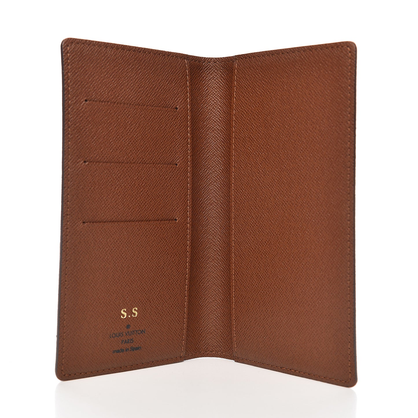Monogram Checkbook Holder Case Wallet