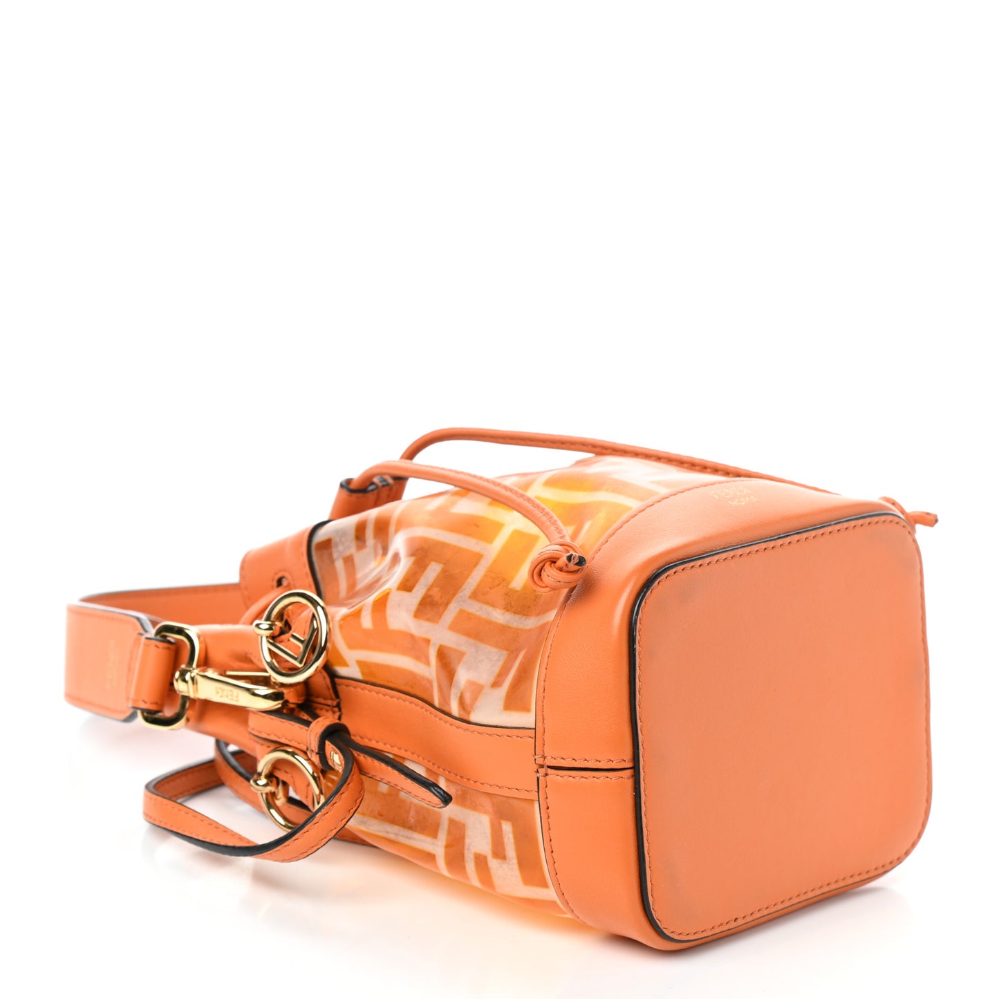 TPU FF Vitello Grace F is Fendi Mini Mon Tresor Bucket Bag Aranciata