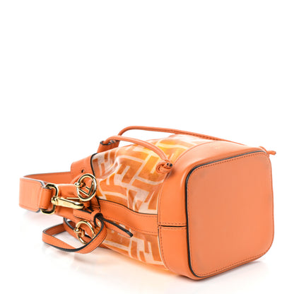Fendi TPU FF Vitello Grace F is Fendi Mini Mon Tresor Bucket Bag Aranciata 5 of 10