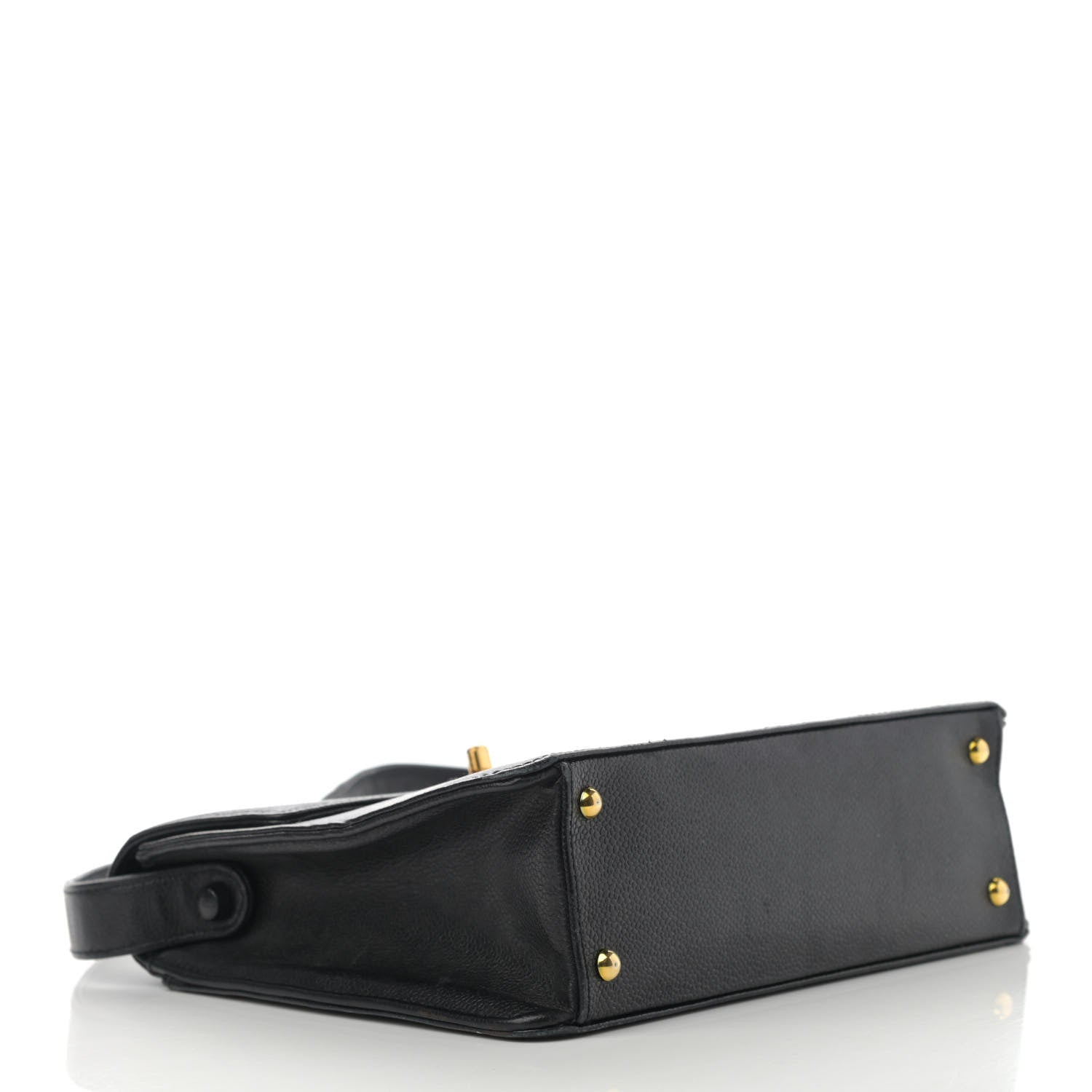 Chanel Caviar Flap Shoulder Bag Black 3 of 17